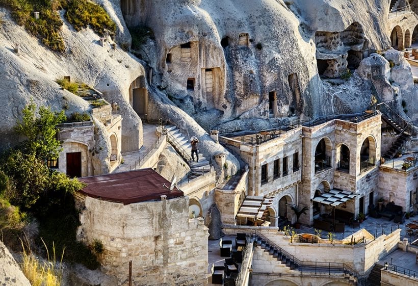Goreme city in Cappadocia