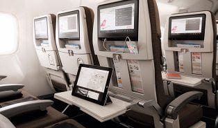 SWISS בבואינג 777: אינטרנט וטלפון בטיסה