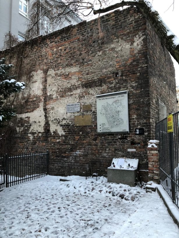 שרידי גטו ורשה. צילום: אסף שקד
