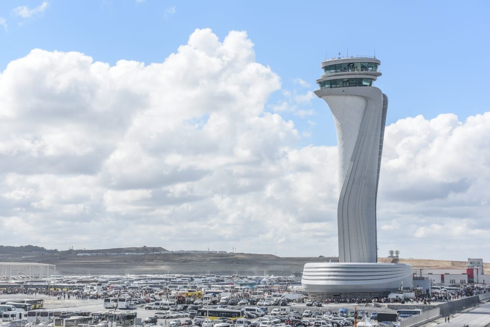 מגדל הפיקוח בשדה התעופה החדש באיסטנבול