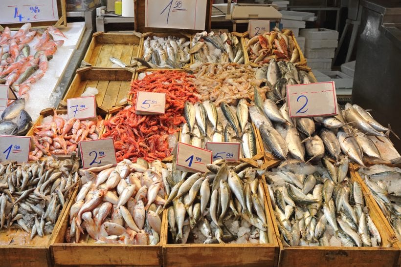 שוק הדגים של אתונה. צילום: שאטרסטוק