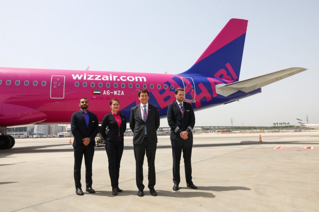 טקס השקת קו אבו דאבי - ת״א של Wizz Air