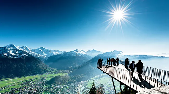 תצפית מפסגת הר הארדר קודם. צילום: באדיבות שלכת התיירות של שווייץ