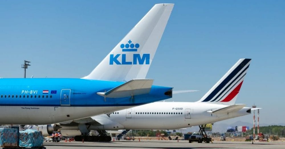 מטוס KLM ומטוס אייר פראנס